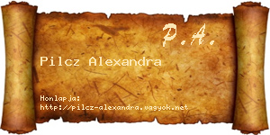 Pilcz Alexandra névjegykártya
