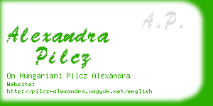 alexandra pilcz business card